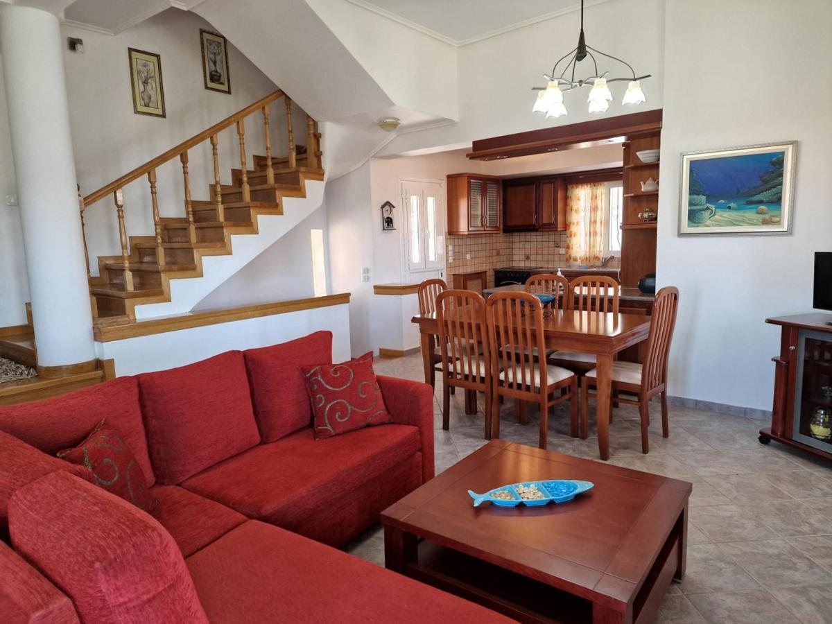 Villa Liana : Luxury Villa With Fantastic Sea View, Near Airport Pórto Ráfti Kültér fotó