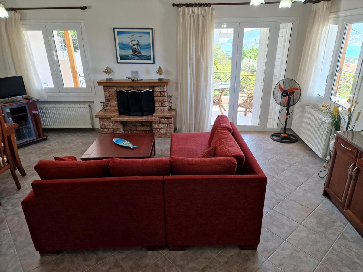 Villa Liana : Luxury Villa With Fantastic Sea View, Near Airport Pórto Ráfti Kültér fotó