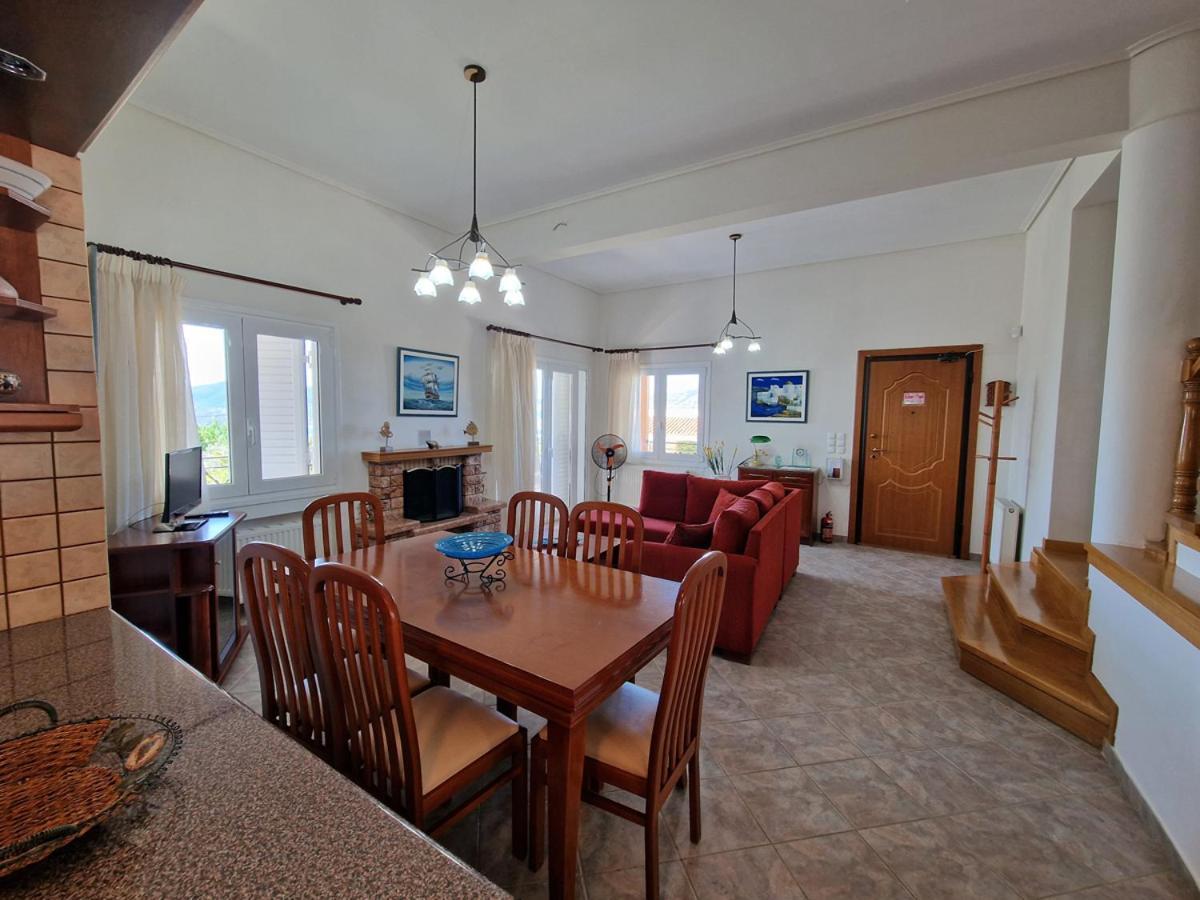 Villa Liana : Luxury Villa With Fantastic Sea View, Near Airport Pórto Ráfti Kültér fotó