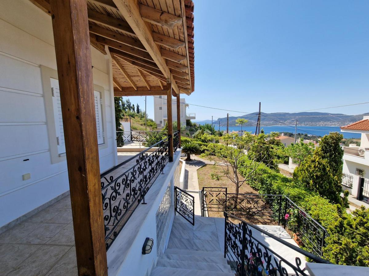 Villa Liana : Luxury Villa With Fantastic Sea View, Near Airport Pórto Ráfti Kültér fotó