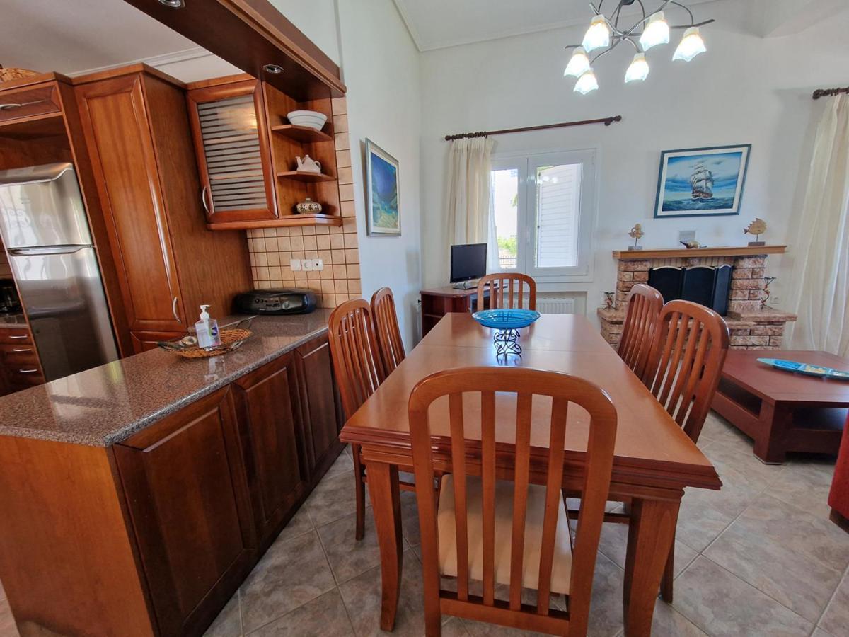 Villa Liana : Luxury Villa With Fantastic Sea View, Near Airport Pórto Ráfti Kültér fotó
