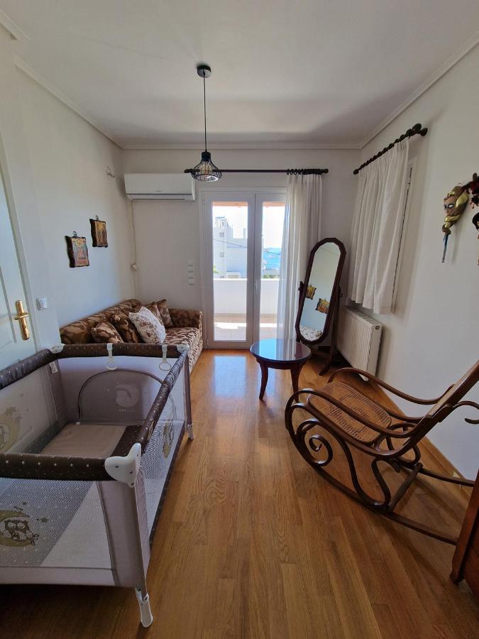 Villa Liana : Luxury Villa With Fantastic Sea View, Near Airport Pórto Ráfti Kültér fotó