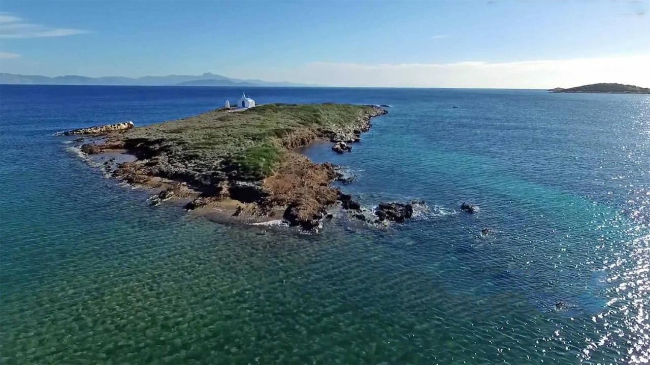 Villa Liana : Luxury Villa With Fantastic Sea View, Near Airport Pórto Ráfti Kültér fotó